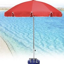 파라솔 기둥 꽂아쓰는 해변 많이있는 편의점 벤치, 상품선택, 중형-블루