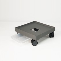 청운 정사각 이동식 화분받침대 3종, 정사각 이동식 청운3호 그레이