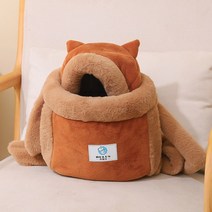 동물농장 반려동물 캐리어 고양이 강아지 투명 메쉬 이동가방 캡슐가방 우주선 캐리어 15, m23x18x16cm, 갈색