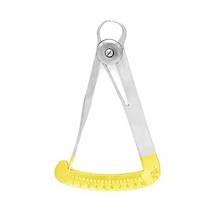 AAProTools Stainless Steel Inside Calipers Gauge Measuring Golden Caliper 0 10mm Diamonds Jewelry Me