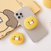카카오 춘식이 형태 실리콘 스탠드톡 그립톡 거치대, 기본