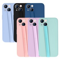 리노앤코 실리콘 핸드폰 핑거스트랩 그립 밴드형 손잡이 리노스트랩, 네이비