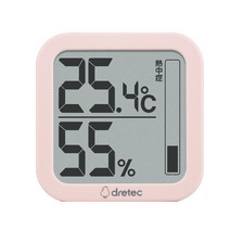 드레텍 온습도계 O-402, 핑크