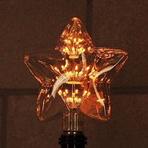 [빛나라닷컴] LED 눈꽃전구, 전구색 (STAR150 눈꽃전구 2W)