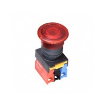 1A1B 푸쉬락 스위치 트랜스부착형 LED 램프 220V AC 22mm NS22-BER-L2A1A1B, 화이트 [NS22-BER-L2AW1A1B]