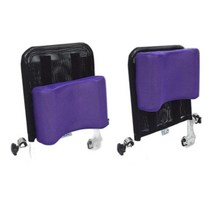 휠체어 머리받침 부품 지지대 보조 목받침, A. 검은 색