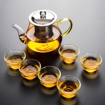 다기 다도 세트 가정용 녹차 홈카페 차잎 차마시기 손님접대 찻잔 전통, 옵션4
