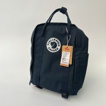 피엘라벤 칸켄가방 FJALLRAVEN 방 하이 여행 방수 여성 캐주얼 포그 레인보우 아트, 진한 파란색