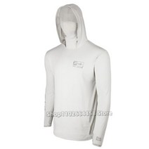 PELAGIC-낚시 셔츠 Upf 50 긴 소매 후드 페이스 커버 Camisa Pesca 퀵 드라이 탑 UV 보호 낚시 페이스 마스크 의류, XL, 04