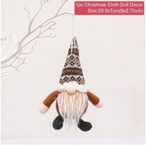gnome 크리스마스 faceless 인형 merry christmas decorations for home cristmas ornament xmas navidad natal ne, 열 다섯