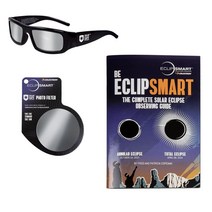 Celestron – 3피스 EclipSmart 안전 태양 관찰 및 이미징 키트 - ISO 12312-2 2015(E) 표준 충족 프리미엄 태양열 필터 기술 이클립스 안경 + 사진