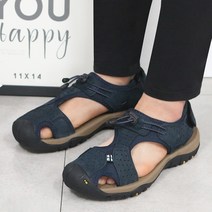 남자 샌들 남성 찍찍이 가죽 캐주얼 샌달 TK191S3