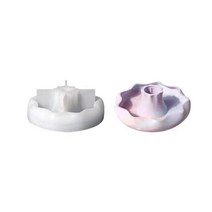 레진아트재료 키트 세트 몰드 러브 크리스탈 캔들 홀더 실리콘 몰드 DIY 스퀘어 에폭시 수지 주조 공예 양초 보관 몰드123216, W