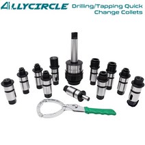 CNC 밀링 머신용 퀵 체인지 태핑 척 M6-M42 J4330 J4342 과부하 보호, 16 Morse 1-Drill Sleeve