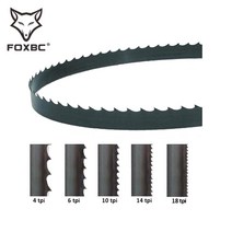 가성비 좋은 FOXBC 2PCS Scheppach 1486/2095/2369/2895/3430mm 용 Bandsaw 블레이드 6 TPI 6.5MM 너비 탄, 02 0.5mm_02 2095MM