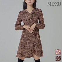미쏘 프릴 플라워 원피스 MIWOW9T1QR