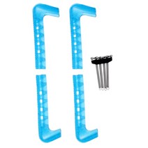 스케이트화 날집 피겨 커버 아이스하키 스스케이트 블레이드 커버 피규어 가드 하키 보호 보드 액세서, 01 blue