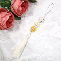 96번 한복노리개 진주 작은꽃 아동 여아 남아 아기 아가 명절 돌잔치 백일 한복 노리개 향대 브로치 장신구 소품 악세사리