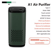 휴대 청정기 오피스 탁상 미니 공기청정 용 공기 hepa 필터 공기 usb 충전 공기 anion ionizer 음이온 발생기 아로마 디퓨저, 06, 협력사