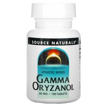 소스 네츄럴 감마 오리자놀 60mg 100정 쌀겨 배아 기름 추출 식물 스테롤 효능, 1개, 기본