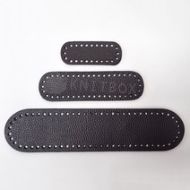 [니트박스 뜨개실] 긴타원형 가방바닥, 브라운 중: 42구 (약 17.5cm x 5cm)