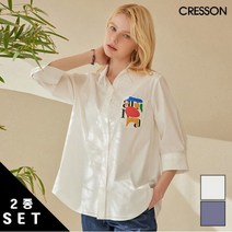 크레송 아트웍 셔츠 2종 CRSTBL001-22B