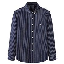 빅사이즈 xxxl 남성 셔츠 스트라이프 스탠드 칼라 플러스 사이즈 6XL 7XL 8XL 10XL 오버 긴 소매 코튼 패션 캐주얼 드레스