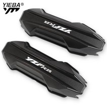 할리 엔진가드 1쌍 범용 엔진 가드 범퍼 크래시 바 블록 YZF-R3 YAMAHA YZF750R YZFR1, 14 B balck YZFR25