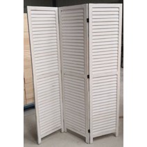 원목 나무 철제 가벽 셀프 칸막이 인테리어 파티션 이동식 레트로 장식 빈티지, 올드 화이트 높이 170cm