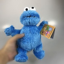 웃는엘모인형 엘모 굿즈 Elmo 세서미 스트리트 애착인형 20cm 만화 인형 애니메이션 쿠키, blue