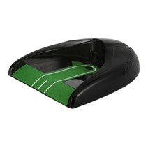 골프 퍼팅 퍼터 연습기 퍼팅기 실내 자동 컵 훈련 공 구멍 with auto return machine device electric weight sensor golf ball, 초록