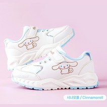 화이트 초등 여학생 시나모롤 운동화 신학기준비 입학선물 5세 유아신발 손주선물 조카선물 초등학생 7세