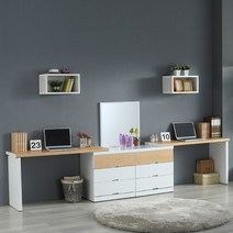 해리 3단와이드 듀얼멀티콘솔, 핑크화이트