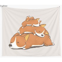 썬베드 해변의자 피크닉 테라스벤치 카페야외의자 파라솔루프탑 선배드 편안한 침대-코기 벽 태피스트리 비, 한개옵션1, 03 150X200CM