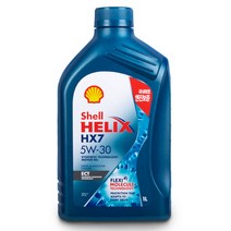 쉘 힐릭스 HX7 5W30 1L 가솔린 LPG 디젤겸용 엔진오일, 단품