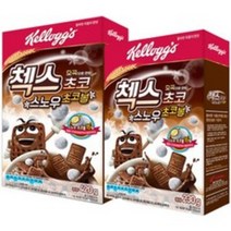 켈로그 첵스초코 스노우 초코볼 시리얼 420g + 230g, 1세트