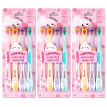 해호 몰랑 어린이칫솔 4p 3개, 단품, 단품