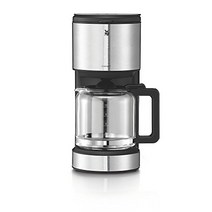 WMF Stelio Aroma 필터 커피 머신(유리 용기 포함) 필터 커피 10잔 드립 스톱 보온 플레이트 자동 전원 끄기 1000W, 토스터 980W 번들