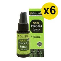 엔조라이프 뉴질랜드 프로폴리스 스프레이 30ml x6개, 6개