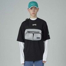 앤커버 투포켓 웨이스트 가방 그레이, FREE