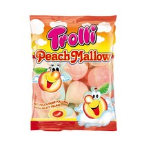Trolli Peach 트롤리 복숭아 멜로우젤리 150g X4개, 4개
