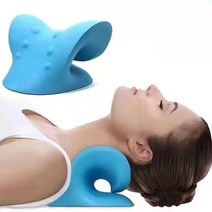 니어핀 거북목 경추 베개 교정 목 스트레칭 홈트, 단품