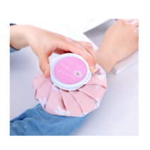 골프얼음주머니 냉온찜질팩 찜질주머니, 연보라(15cm)