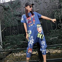 여성 캐주얼 팬츠 와이드 점프수트