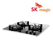 SK매직 3구 빌트인/스탠드 가스 쿡탑 레인지 전기코드식 GRABA300A, LNG, GRABA300A(빌트인), 배송/설치