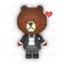 (국내 당일발송) HC 1+1 대형 나노블럭 + 미니블럭 대형나노블럭, 62.중형 웨딩곰