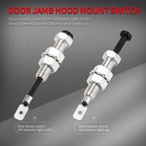 원격 시동 경보기 후드 도어 핀 스위치 8MM 자동차 트렁크 조정 가능한 알람 보안 ON Off 순간 20A 12VDC 5, 한개옵션0