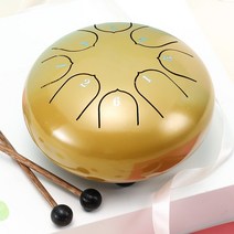 스틸텅드럼 텅드럼 개러지밴드 Ethereal Drum-6 인치 스틸 텅드럼 8 톤 미묘한 드럼 타구봉 1 쌍 + 보관, 07 8