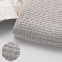 면거즈원단 대폭 바이오워싱 요루 4중거즈 10색, 8.그레이