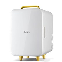 Pealy 미니 냉장고 화장품 냉장고 8L 대용량 2 색상, 화이트